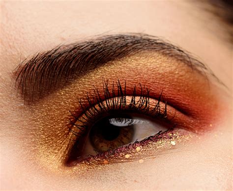 A Bright Orange Copper Eye Look Featuring Colourpop Orange You Glad