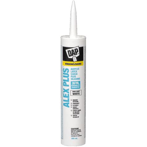 Dap - 300mL Alex Plus White Acrylic Caulking :: Weeks Home Hardware