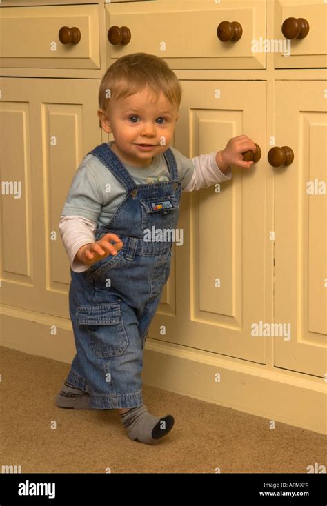 Baby Learning To Walk Furniture Hi Res Stock Photography And Images Alamy