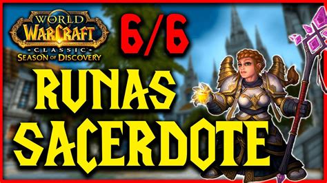 WOW CLASSIC SoD CONSIGUE ASÍ TODAS las RUNAS de SACERDOTE FASE 2