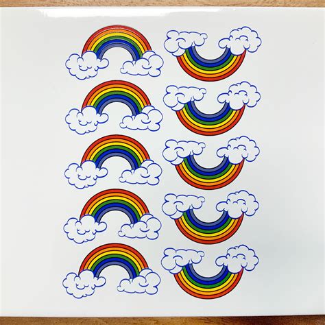 Rainbow Decals — Ceramic Decals | Glass Fusing Decals | Ceramic ...