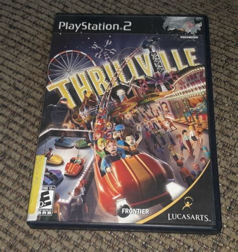 Thrillville Ps2 Playstation 2 Kids Theme Park Game Black Label | eBay