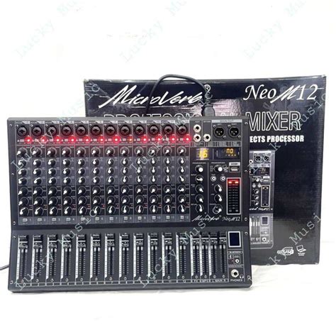 Mixer Microverb Election 12 Original Dan Mixer Neo M12 Original