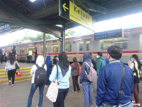 Pengguna Krl Meningkat Paling Tinggi Stasiun Bekasi Capai