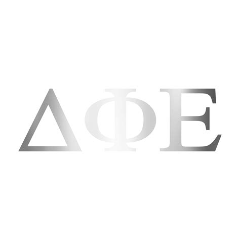 Pro Graphx Delta Phi Epsilon Greek Sorority Sticker Decal 25 Inches