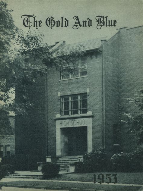 1953 yearbook from Mitchell High School from Mitchell, Indiana for sale