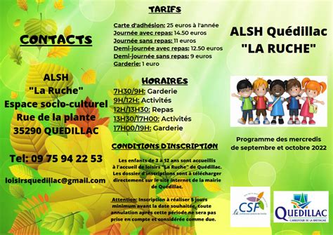 Programme Sept Oct Commune De Qu Dillac