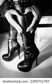 Sexy Lady High Heels Lingerie Legs Stock Photo Shutterstock