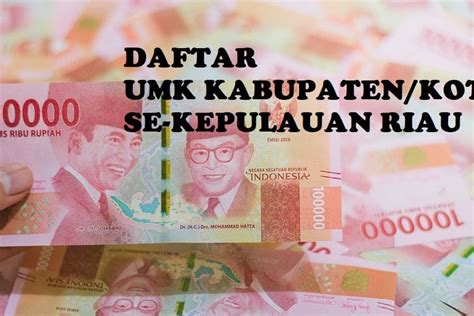 Resmi Berlaku 1 Januari Ini Daftar UMK 2024 Kabupaten Kota Di Provinsi