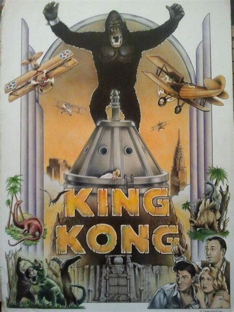 King Kong Movie Poster [1933] | King kong, King kong art, King kong movie