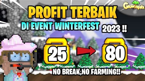 LAZY PROFIT WINTERFEST Tanpa Break Dan Farming Profit 3x Lipat Cuma