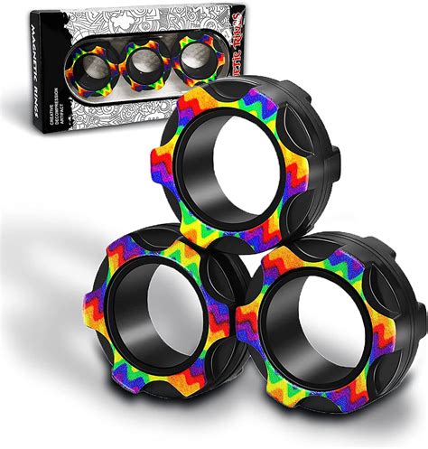 Magnetic Rings Fidget Toys For Adult Anxiety Magnet Rings Fingears