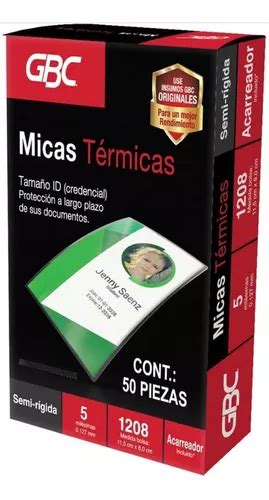 Mica T Rmica Credencial X Cm Ml Piezas Mercadolibre