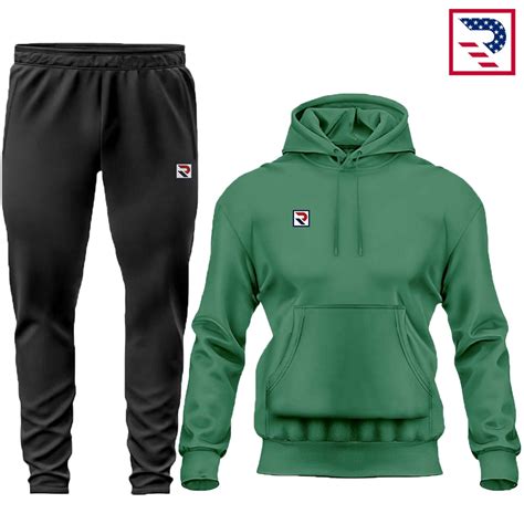 Sports Tracksuit Hoodie And Pant Greenblack Rajco Usa Inc