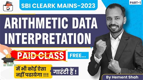 Arithmetic Data Interpretation Part Sbi Clerk Mains Ibps