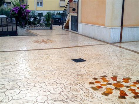 Pavimenti In Calcestruzzo Stampato Edil Pavim