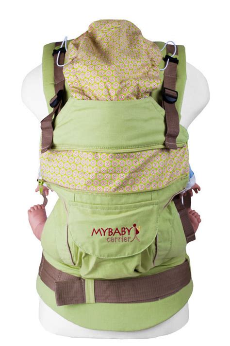 Купить эрго-рюкзак My Baby Classic цвет салатовый со вставкой конфетти ...