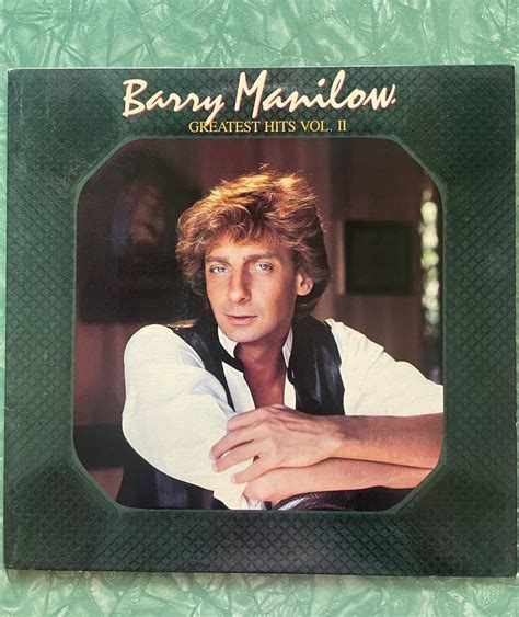 Barry Manilow Greatest Hits Vol 2 Album Vinyl Etsy