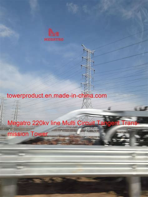 Megatro Kv Line Multi Circuit Tangent Transmission Tower China