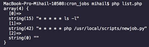 How To Execute And List Cron Jobs For A Linux System Via Php