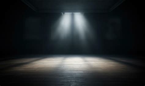 Empty Dark Stage with Spotlight and Smoke 25176324 Stock Photo at Vecteezy