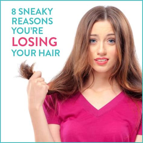 8 Sneaky Reasons You're Losing Your Hair - Get Healthy U