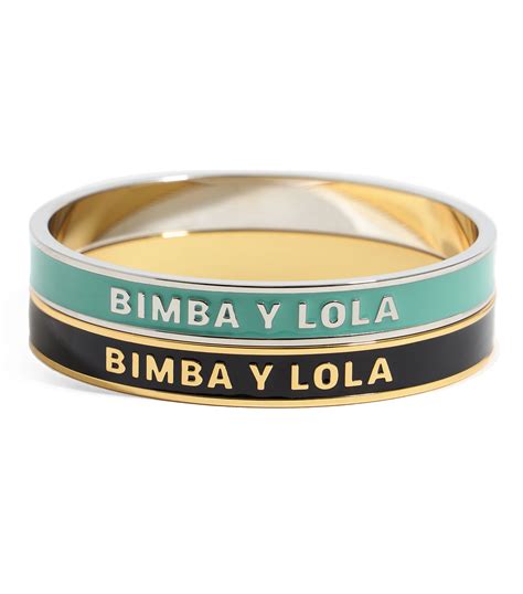 Bimba Y Lola Set De Pulseras Logo Con Esmalte Mujer El Palacio De Hierro