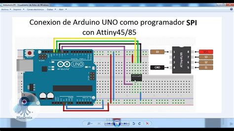 PROGRAMA ATTINY 85 DESDE ARDUINO UNO YouTube