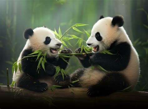 Cute panda on natural background 28560902 Stock Photo at Vecteezy