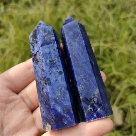 Stone Blue Sodalite Tower For Healing At Best Price In Khambhat Id