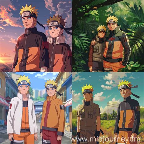 Naruto and Boruto in Action FatherSon Bonding in Shinobi Gear | JourneyArt