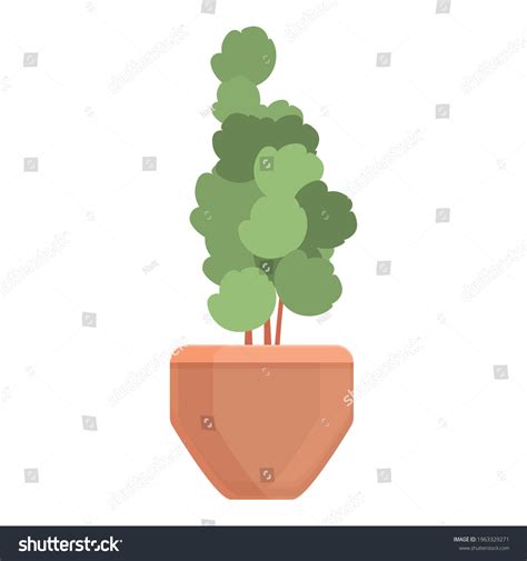 Soil Plant Pot Icon Cartoon Soil Stock Vector Royalty Free