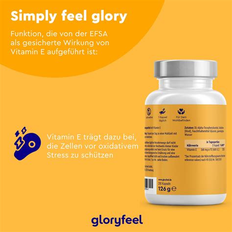 Gloryfeel Vitamin E Kapseln St Shop Apotheke