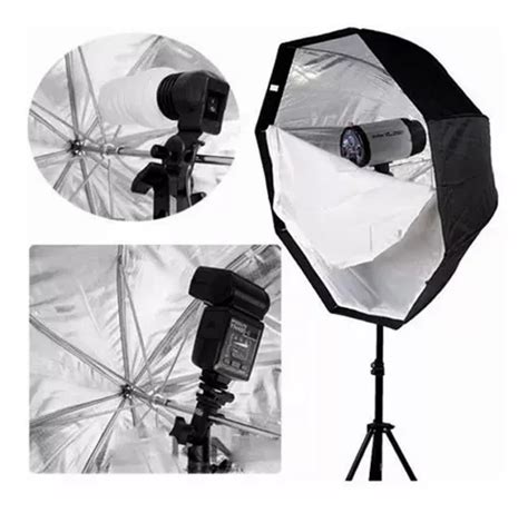 Sombrinha Softbox Cm Octabox P Luz Continua E Flash Parcelamento