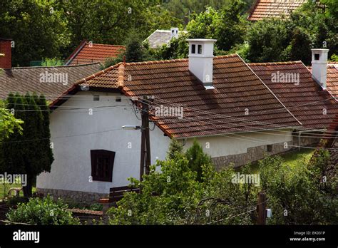 Traditional Rural Houses in the Hungarian Countryside Stock Photo - Alamy