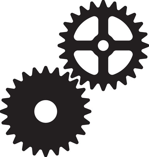 Gears Silhouette