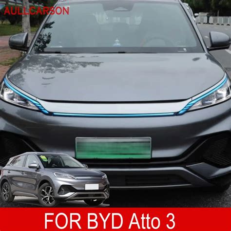 For Byd Atto Car Stickers Hood Light Eyebrow Decals