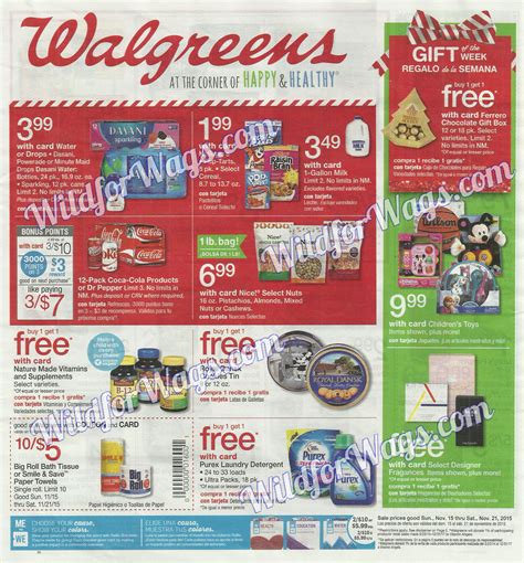 Walgreens Weekly Ad – Sneak Peek – 11/15