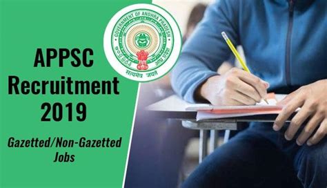 Appsc Recruitment Apply For Gazetted And Non Gazetted Posts And