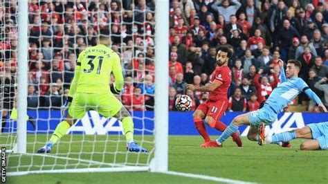 Liverpool 2 2 Man City Mohamed Salah Scores Incredible Solo Goal Bbc