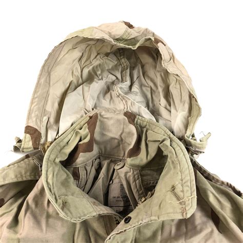 USGI M65 Field Jacket 3 Color Desert Camo Genuine Issue