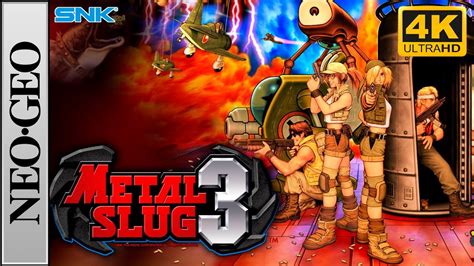 Metal Slug 3 Neo Geoarcade Longplay 4k 60fps Youtube