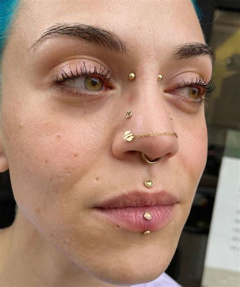 Facial Piercing Curation Earings Piercings Piercings Unique Unique