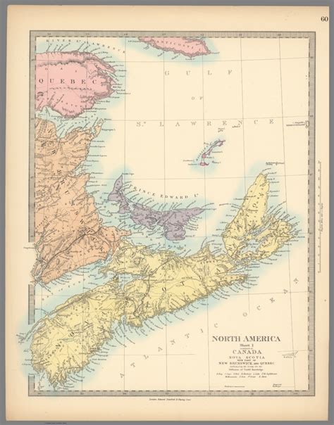 North America Sheet I. Nova Scotia with Part of New Brunswick and East