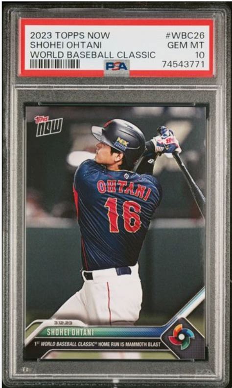 Yahoo オークション PSA10 Topps Now トップスナウ 大谷翔平 ワール