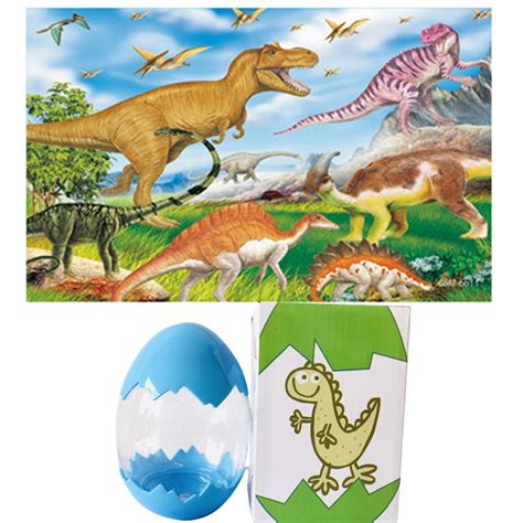 60Pcs Dinosaur Egg Puzzle Easter Eggs Toy Dinosaur Suprise Gift Toy for ...