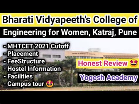 Bharati Vidyapeeth College Of Engineering For Women Pune Review Cutoff