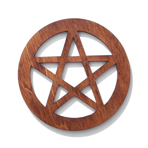 Pentacle D Autel En Bois Esoteria Shop