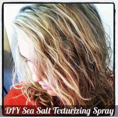 Diy Sea Salt Spray For Hair Natural Hair Spray Diy Hair Spray Sea