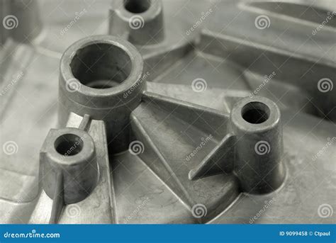 Mechanical Part On Engineering Drawing Royalty-Free Stock Image ...